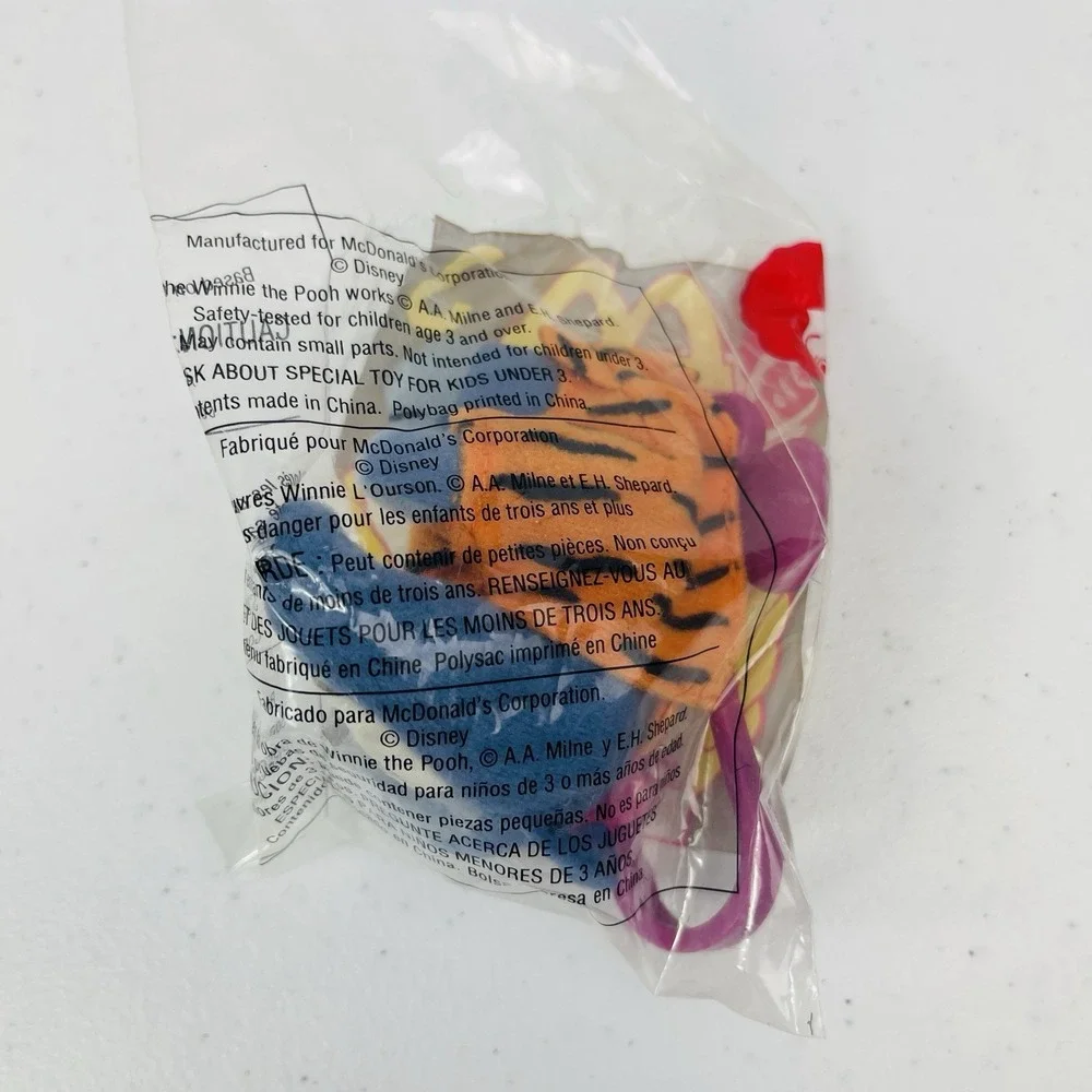 McDonalds Disney The Tigger Movie Happy Meal Toy Eeyore 3 Plush Toy Clip 2000